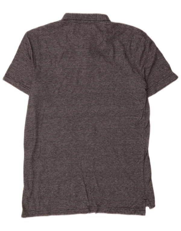 Quiksilver Polo coupe classique pour homme en coton à fines rayures gris petit