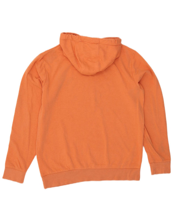 Kappa Herre grafisk hættetrøje Jumper Medium Orange Bomuld
