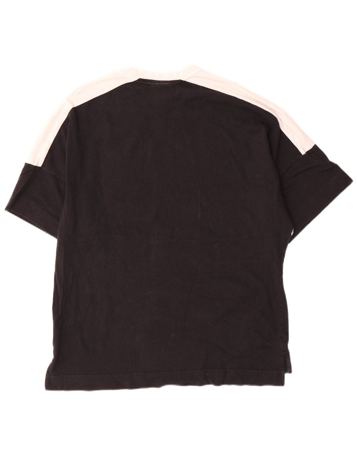 T-shirt da uomo Nike Top in cotone color block medio nero