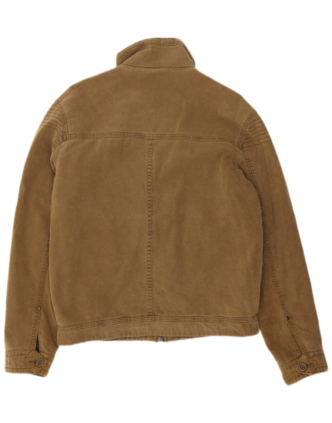 Marks & Spencer Herre Utility Jacket UK 36 Small Beige Cotton