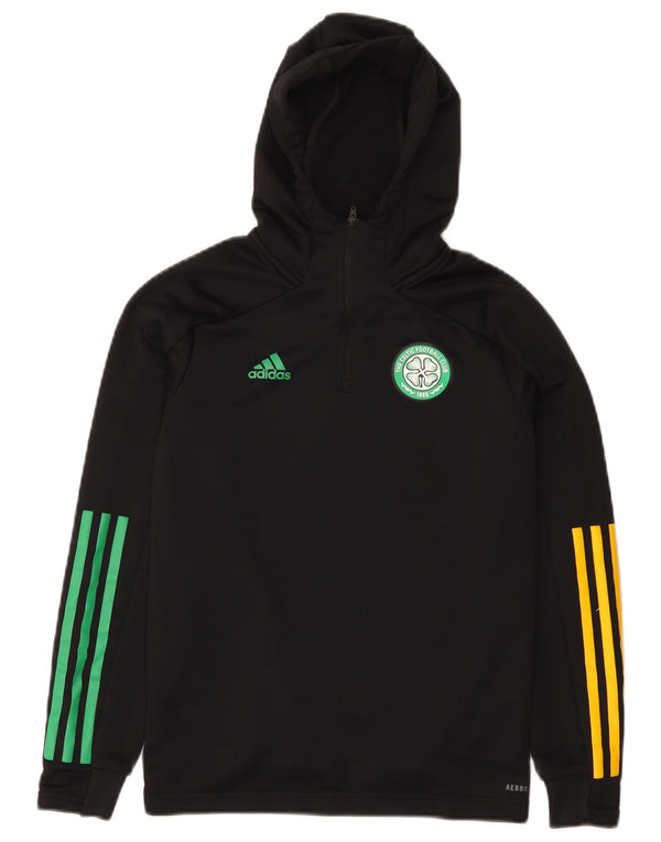 Adidas Boys The Celtic Football Club Hættetrøje 11-12 år Sort