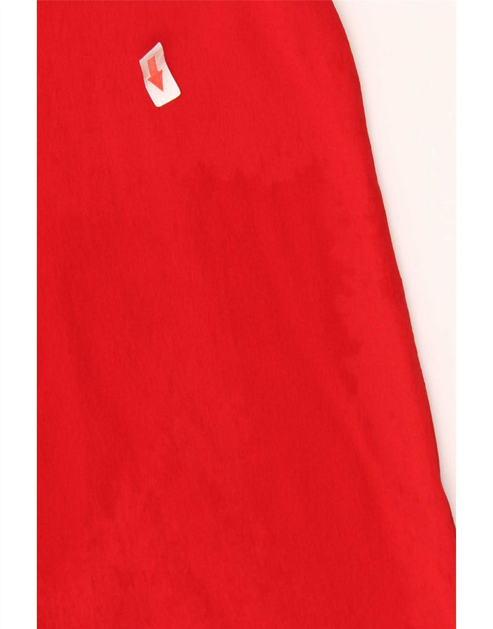 Vintage Womens Blouse Top IT 46 Large Red Silk