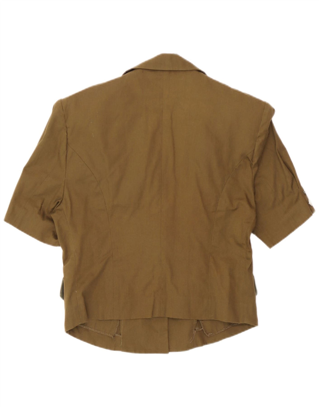 Giacca blazer da donna a 5 bottoni a maniche corte Sport Staff IT 42 media kaki