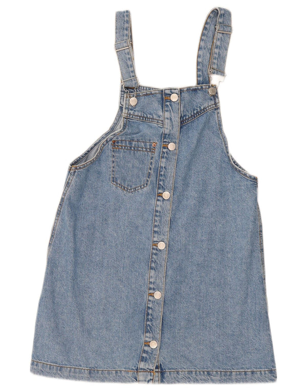Zara Girls Denim Dungaree Φόρεμα 13-14 ετών Μπλε βαμβακερό