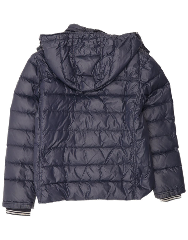 Fay Girls Hooded Padded Jacket 12-13 Years Navy Blue