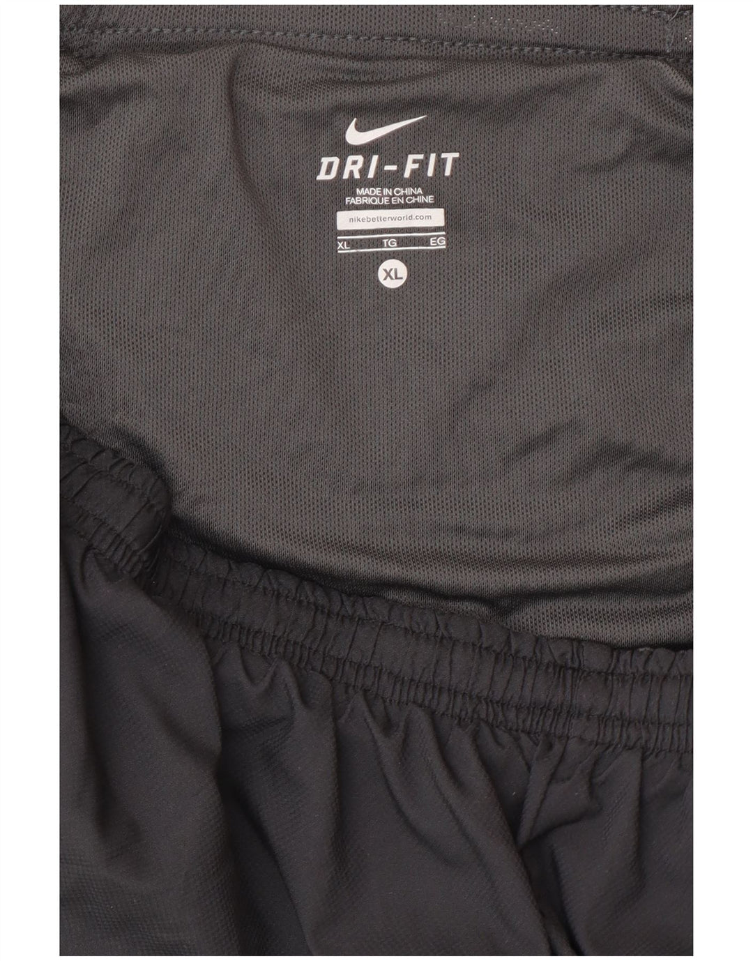 Pantaloncini sportivi Nike da uomo XL in poliestere nero