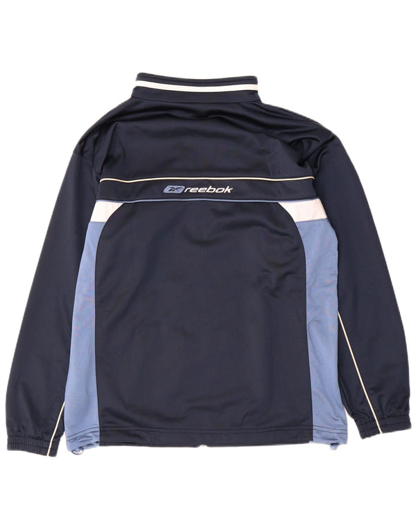 Reebok Veste de Survêtement Graphique Garçon 15-16 ans Bleu Marine Colourblock