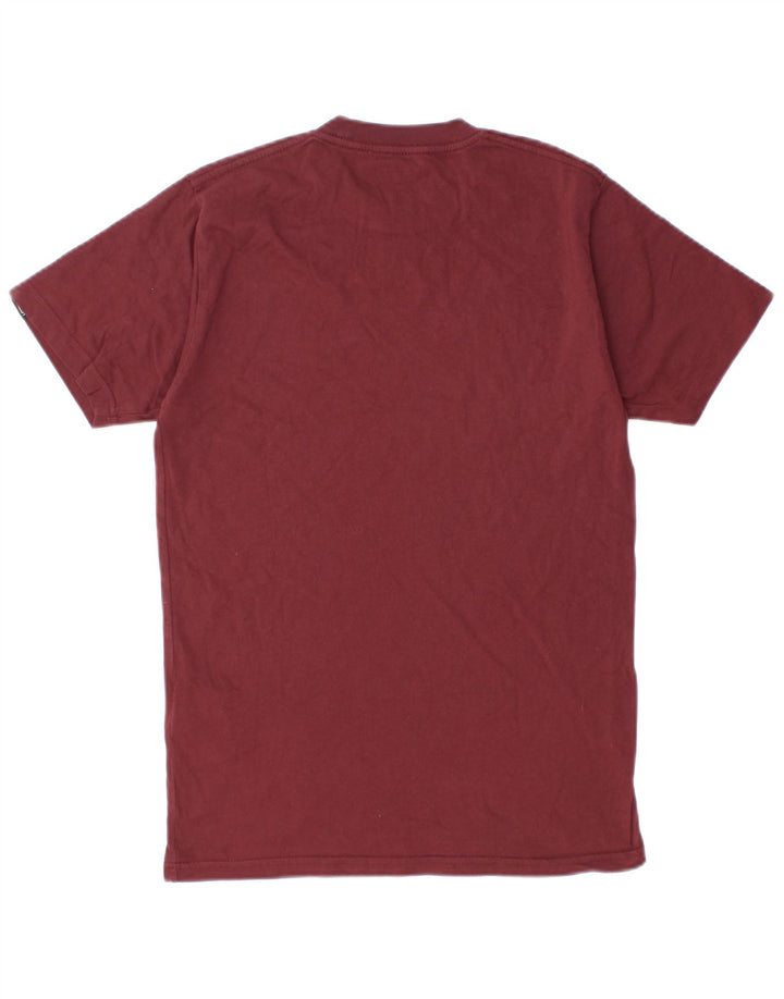 VANS Herre Classic Fit T-Shirt Top Lille rødbrun bomuld