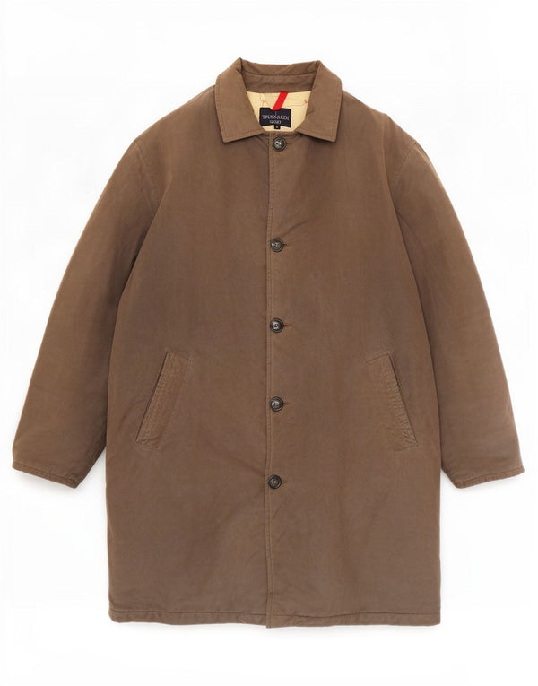Trussardi Herre Overfrakke IT 54 2XL Grå