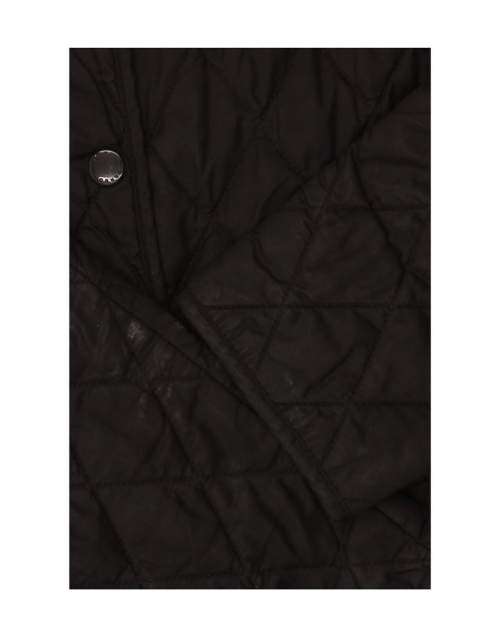 Barbour Womens Quilted Jacket UK 8 Small Black