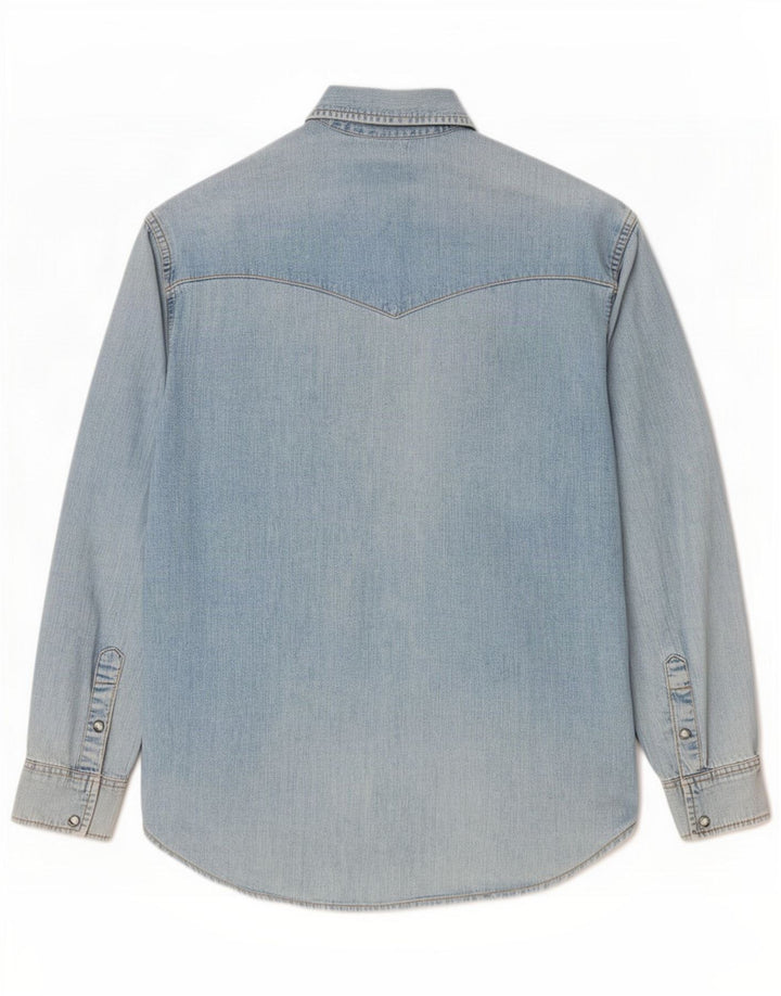 Lee Mens Denim Shirt Medium Blue