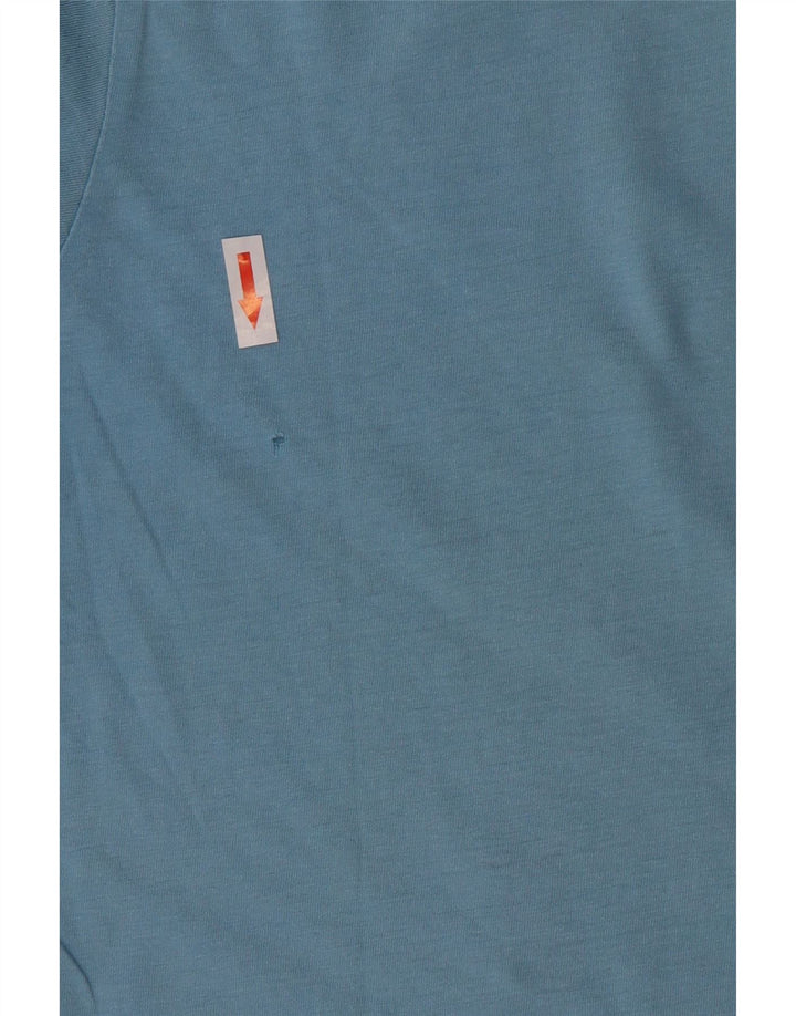 Kappa Mens Graphic T-Shirt Top Medium Blue Cotton
