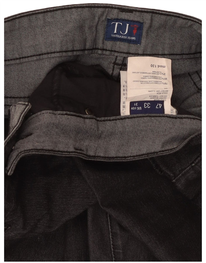 Trussardi lige jeans til kvinder W31 L26 sort bomuld