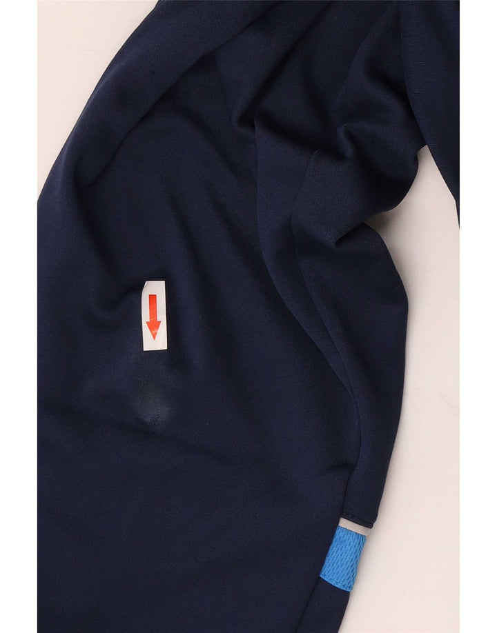 Pantaloni da tuta Nike Dri Fit da uomo, poliestere color block medio blu navy