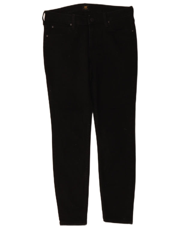 Lee Womens Scarlett Skinny Jeans W30 L27 Μαύρο βαμβακερό