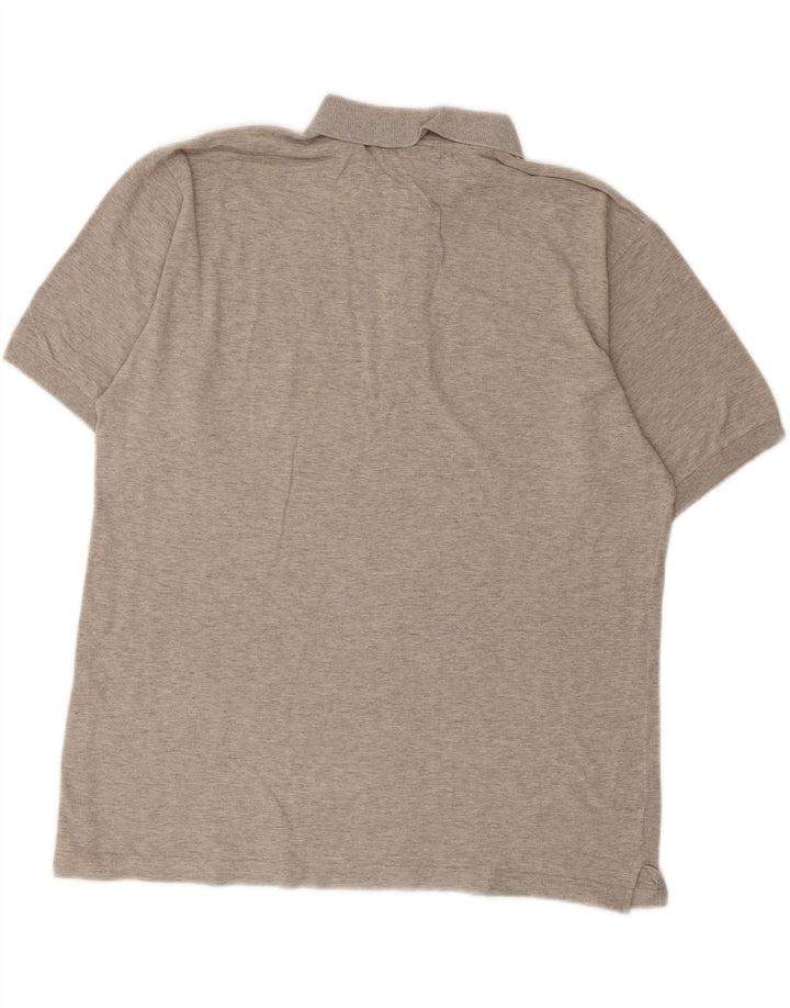 SERGIO TACCHINI Mens Polo Shirt Large Grey Cotton Vintage Sergio Tacchini and Second-Hand Sergio Tacchini from Messina Hembry 