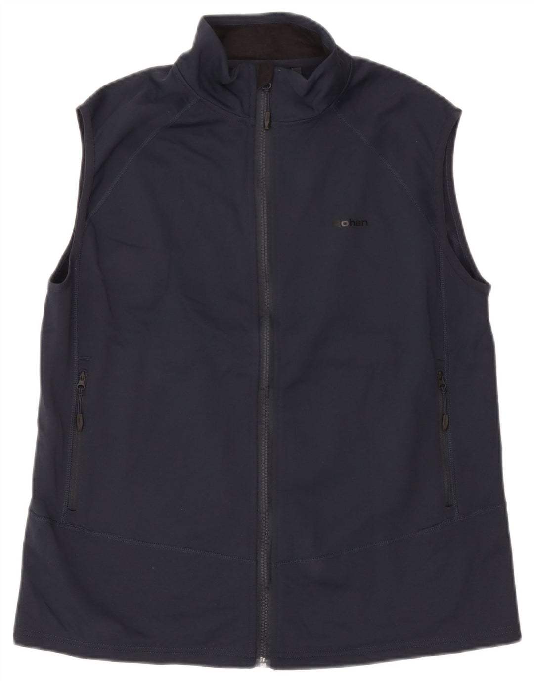 Rohan Mens Sleeveless Tracksuit Top Jacket Large Navy Blue Polyester