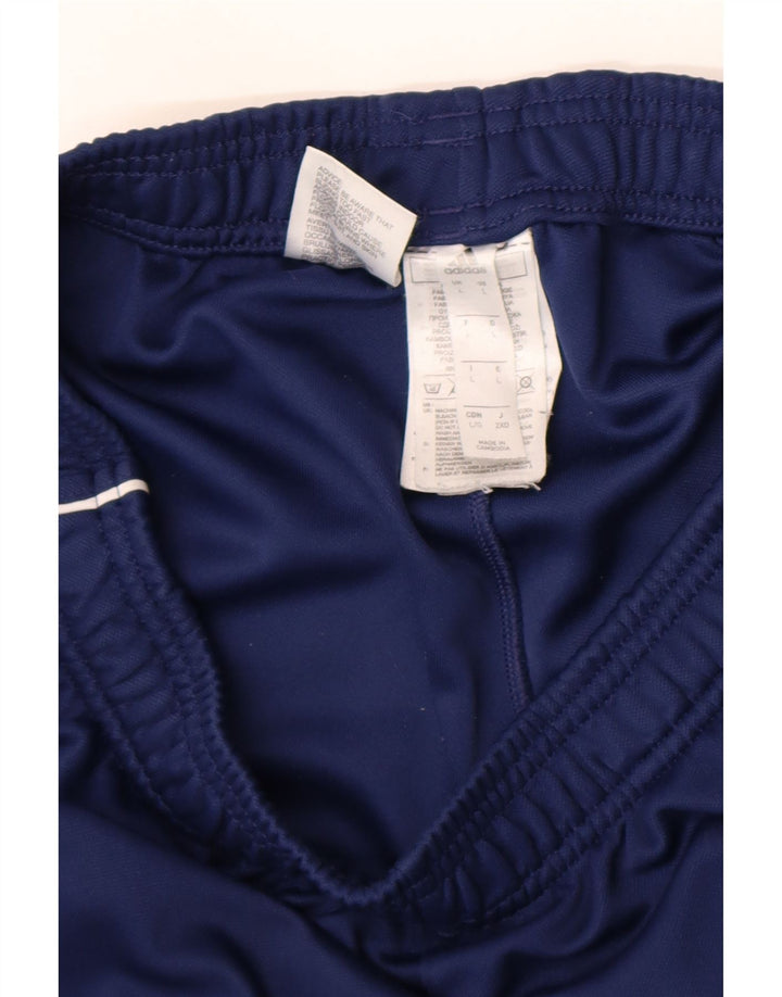 Adidas Mens Tracksuit Trousers Large  Blue Polyester