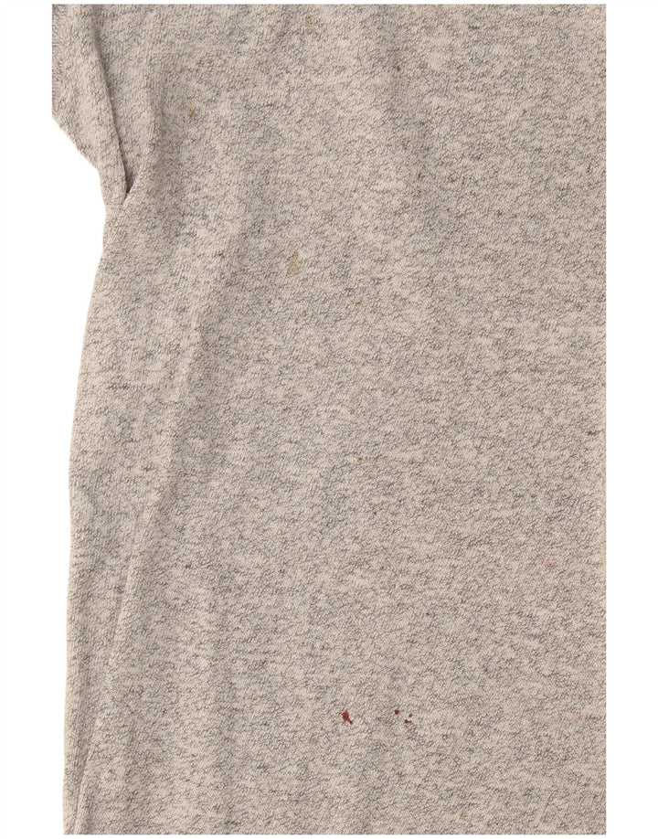 Asics Mens T-Shirt Top Medium Grey Flecked Cotton