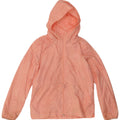 Giacca antipioggia con cappuccio Adidas per ragazze 11-12 anni in poliestere rosa