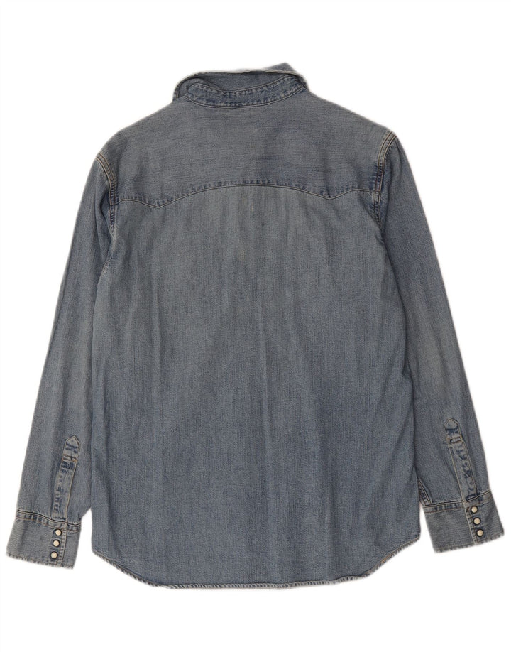 Levi's Denimskjorte til mænd, lille blå bomuld