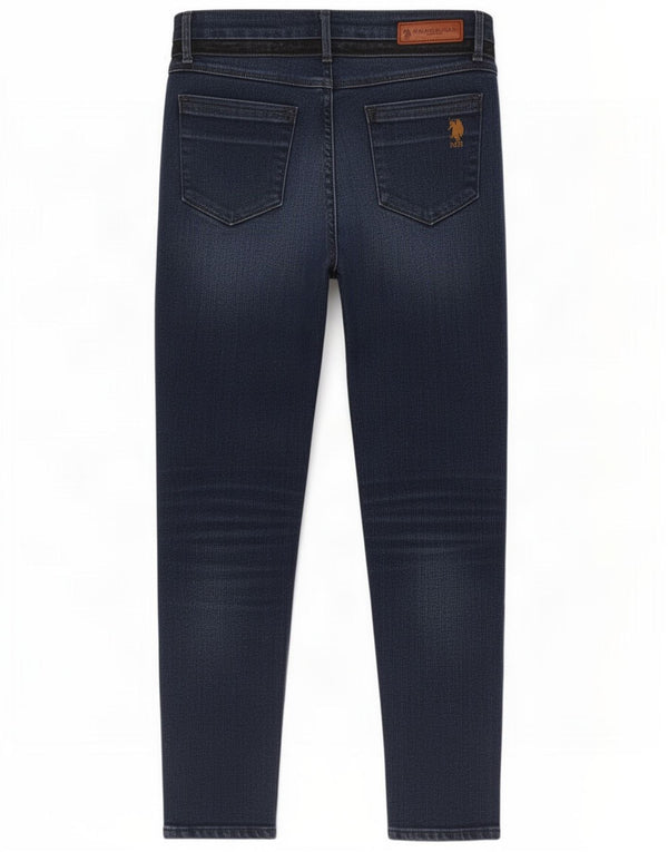 US Polo Assn. Damskie jeansy typu skinny W32 L25 granatowe