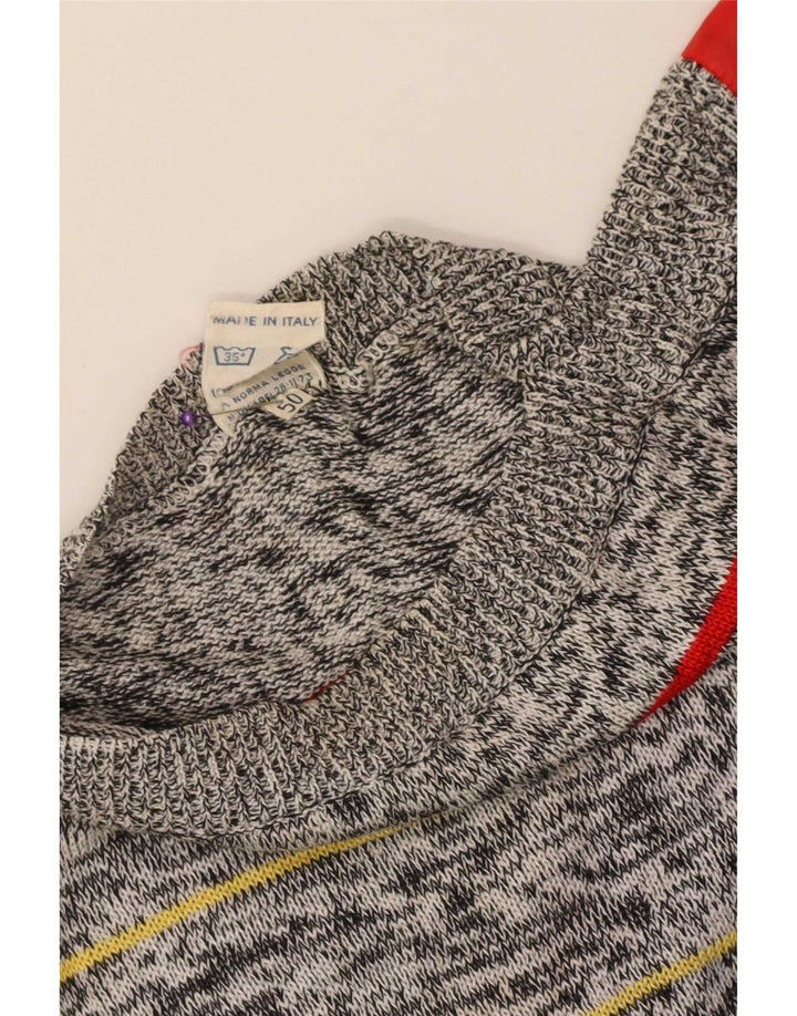 Skipper's Mens Boat Neck Jumper Sweater IT 50 Medium Multicoloured Striped