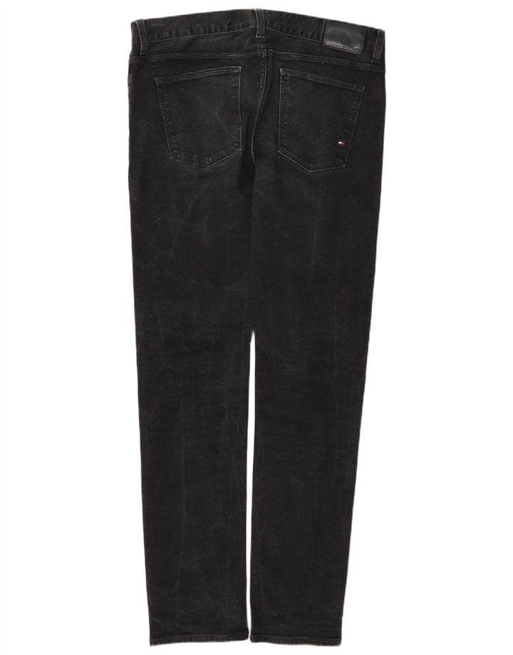 Wrangler Mens Bleecker Slim Jeans W34 L34 Grey Cotton