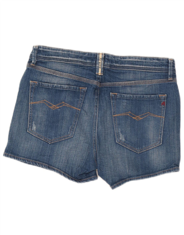 Replay Dame Denim Shorts W27 Small Blue