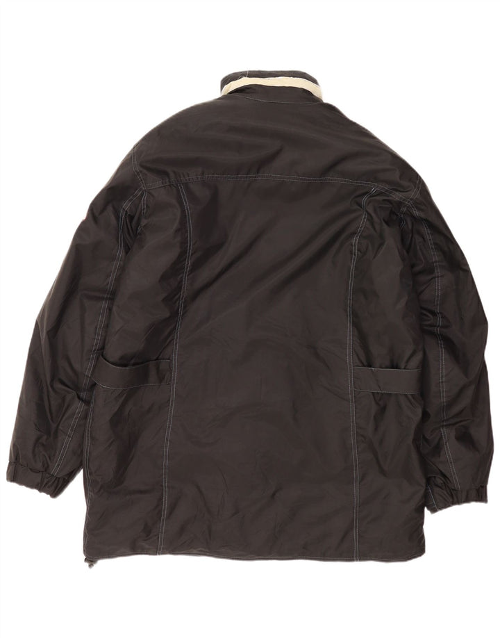 Oxford Mens Racer Jacket UK 42 XL Black Nylon
