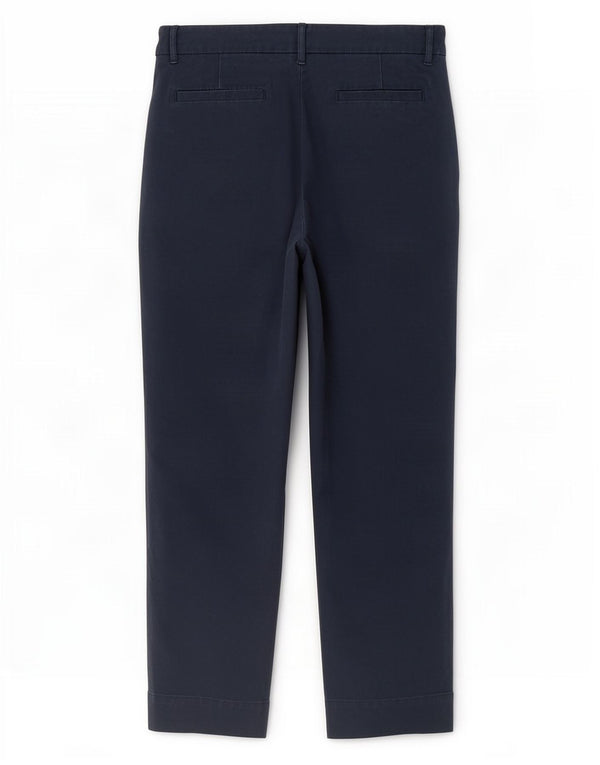 Pantaloni corti a vita alta da donna Marks & Spencer UK 16 Large W34 L24 Navy