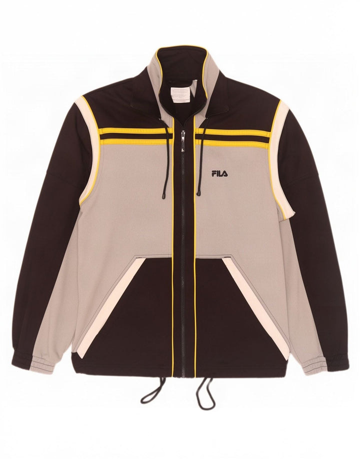 Fila Træningsdragt til mænd Topjakke IT 50 Mellemgrå Colourblock Polyester