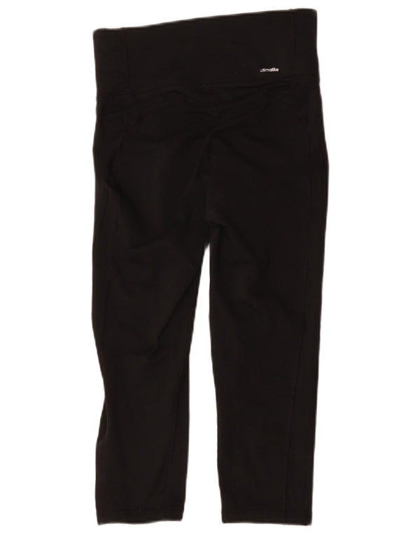 Adidas Womens Climalite Capri Leggings UK 8/10 Small Black