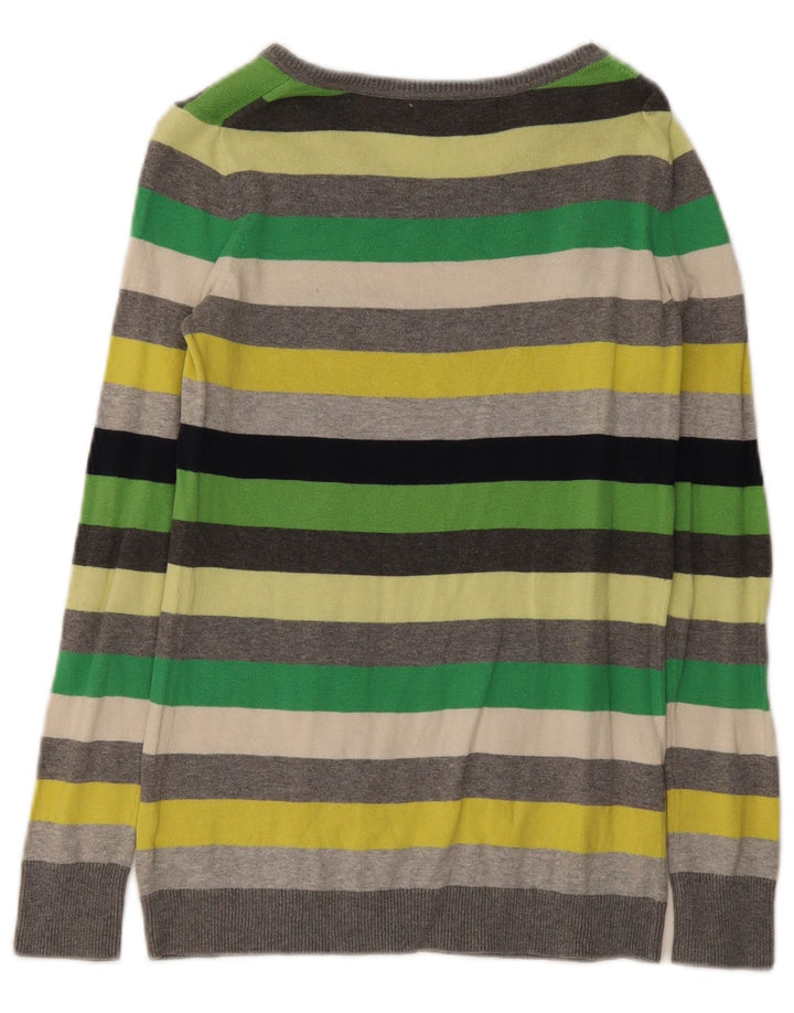 Gap Mens Crew Neck Jumper Sweater XS Multicoloured Striped