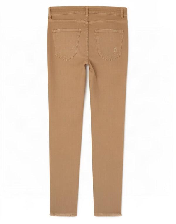 Zara Jeans ajustados desgastados para hombre EU 40 Medium W31 L30 Beige