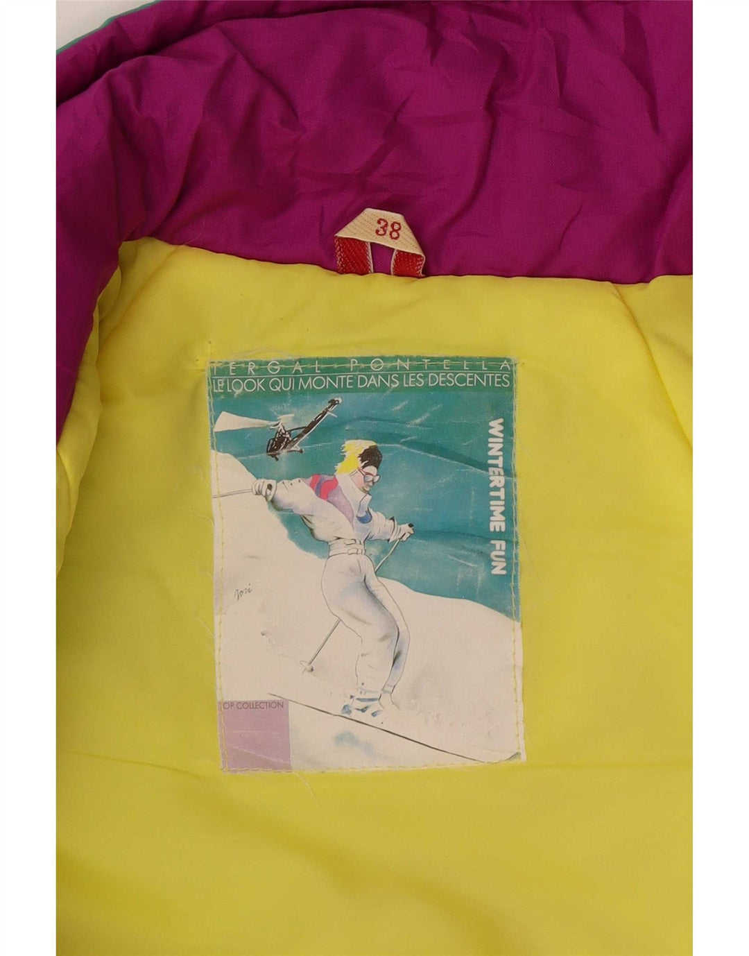 Vintage Womens Ski Jumpsuit EU 38 Medium W28 L30 Multicoloured Colourblock