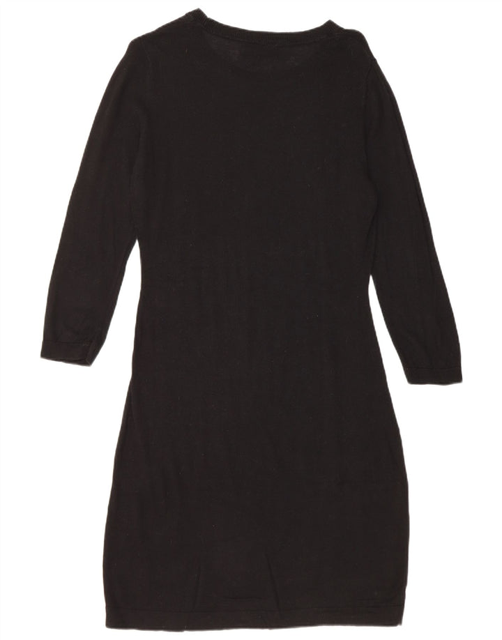 Womens 3/4 Sleeve Jumper Dress UK 12 Medium