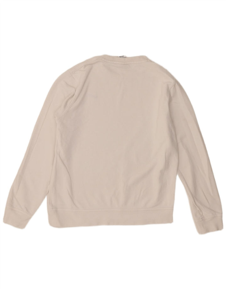 Felpa da donna Nike Jumper UK 16 grande cotone bianco