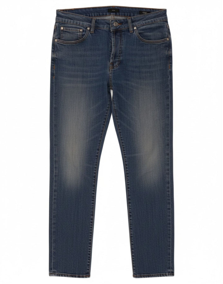 Liu Jo Mens Scott Skinny Jeans W33 L29 Blue Polyester