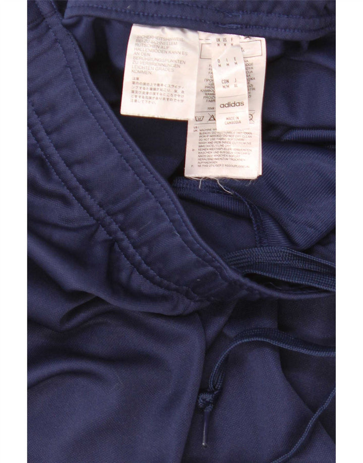 Adidas Mens Aeroready Tracksuit Trousers Medium Navy Blue Polyester