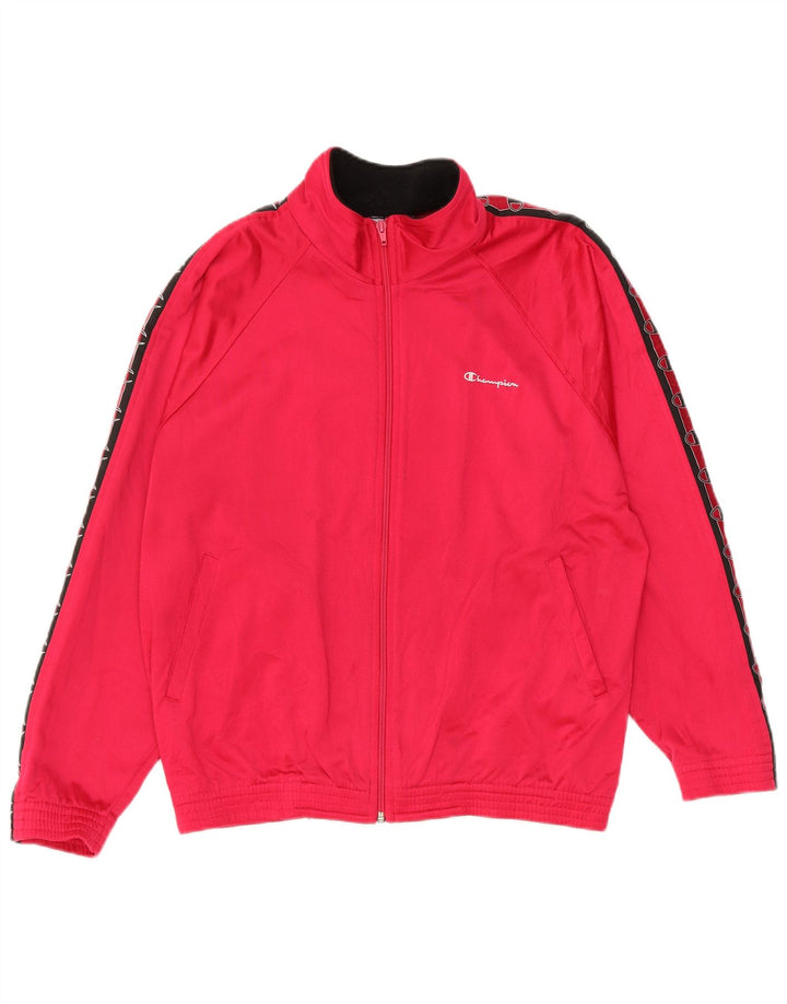 CHAMPION Giacca da tuta oversize da donna UK 16 Large Rosa