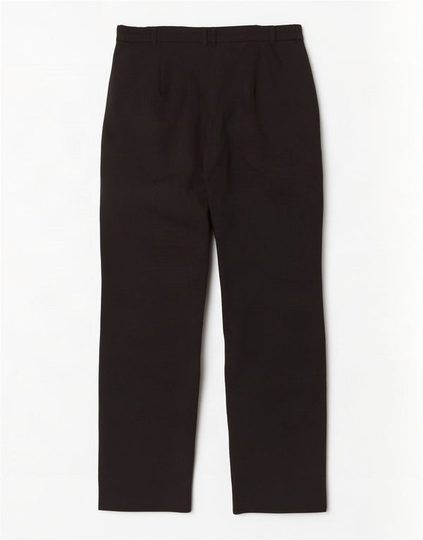 Pantaloni de costum drepți pentru femei Marks & Spencer UK 14 Medium L34 L30 Negru