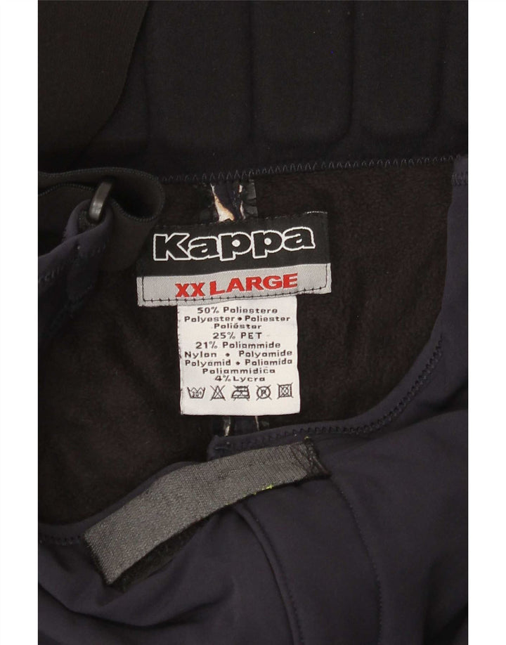 Pantaloni da sci salopette da uomo Kappa 2XL poliestere blu navy