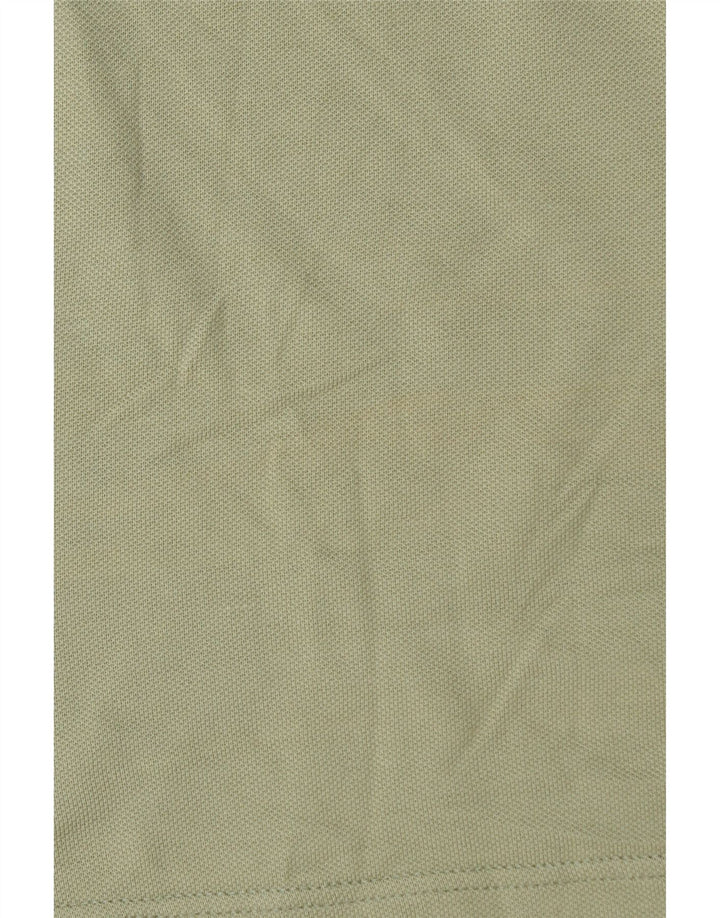 Sergio Tacchini Mens Polo Shirt IT 48 Medium Green Cotton