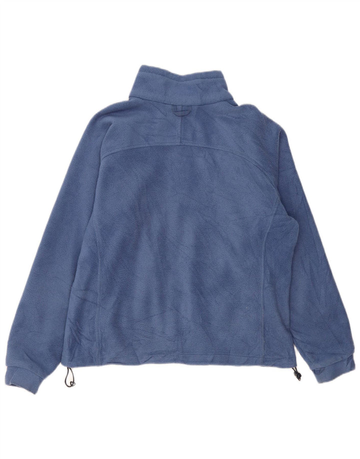 Columbia Womens Oversized Fleece Jacket UK 18 XL Blue Polyester