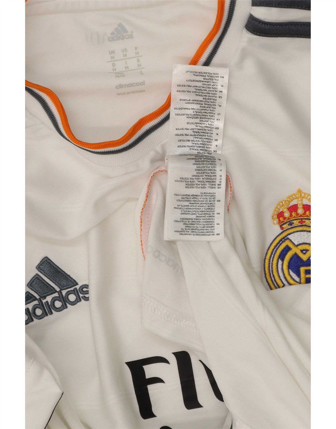 Camiseta Adidas Masculina Real Madrid Graphic Top Médio Branco Poliéster