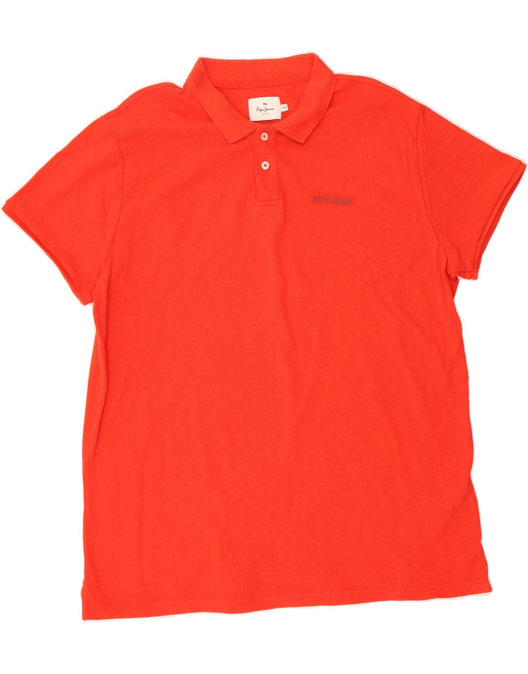 PEPE JEANS Mens Polo Shirt 2XL Red Cotton Vintage PEPE Jeans and Second-Hand PEPE Jeans from Messina Hembry 