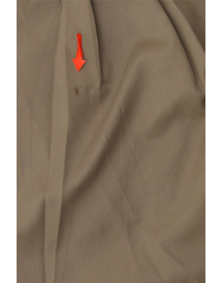 Izod Mens Chino Shorts W36 Large Khaki Polyester