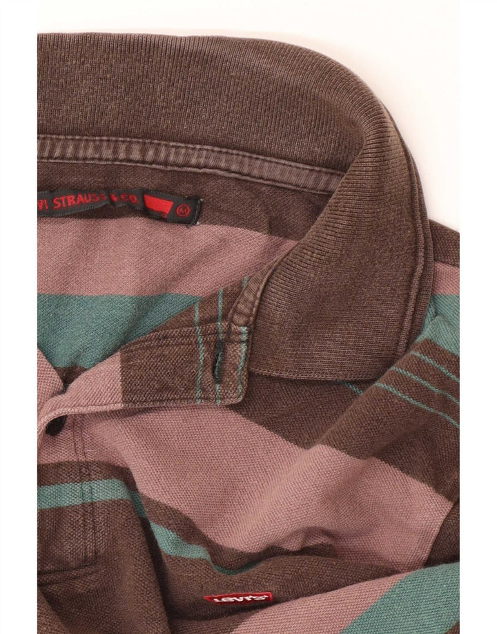 Levi's Langærmet herre poloshirt Medium flerfarvet stribet