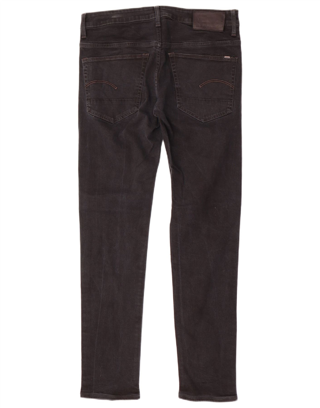 G-Star Mens 3301 Slim Jeans W34 L34 Black Cotton